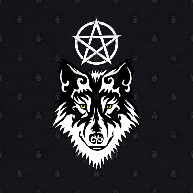 Werewolf-Pentagram - Lycanthropy Gifts by TraditionalWitchGifts